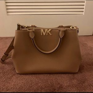 Tan Michael Kors Satchel